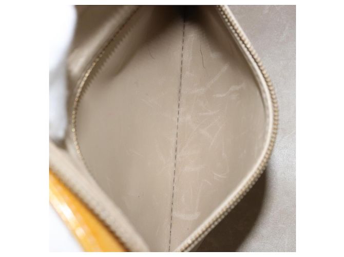 LOUIS VUITTON Borsa a Mano Monogram Vernis Houston Beige M91004 LV Auth 169220 - vista 24