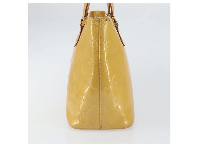 LOUIS VUITTON Borsa a Mano Monogram Vernis Houston Beige M91004 LV Auth 169220 - vista 3