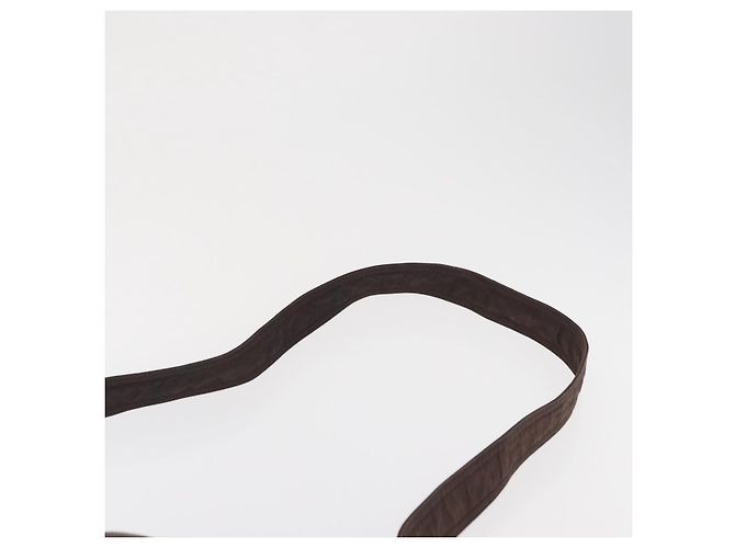 Hermès HERMES Borsa a Spalla Acapulco Basas MM in Nylon Marrone Auth bs32633 - vista 8