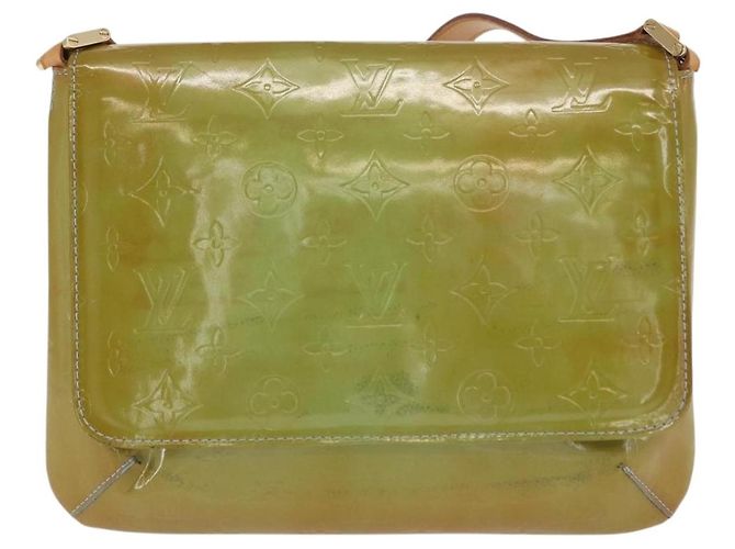 LOUIS VUITTON Bolsa de Ombro Vernis Thompson Street Azul Bebê M91009 Auth BA10188 Azul claro - vista 13