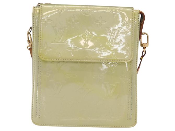 LOUIS VUITTON Bolsa de Accesorios Motto Monogram Vernis Gris M91030 LV Auth BA10058 - vista 13