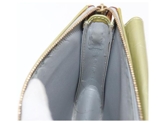 LOUIS VUITTON Bolsa de Accesorios Motto Monogram Vernis Gris M91030 LV Auth BA10058 - vista 18