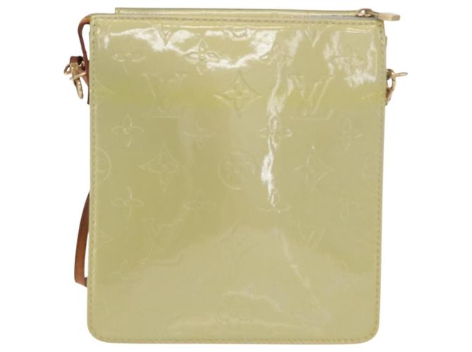 LOUIS VUITTON Bolsa de Accesorios Motto Monogram Vernis Gris M91030 LV Auth BA10058 - vista 2