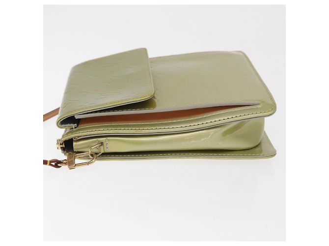 LOUIS VUITTON Bolsa de Accesorios Motto Monogram Vernis Gris M91030 LV Auth BA10058 - vista 4