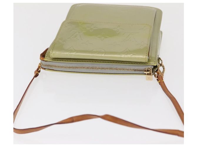 LOUIS VUITTON Bolsa de Accesorios Motto Monogram Vernis Gris M91030 LV Auth BA10058 - vista 6