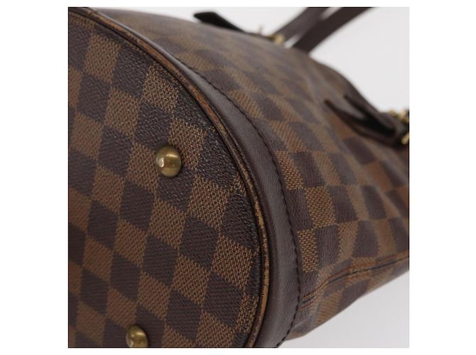 LOUIS VUITTON Borsa a Spalla Damier Ebene Marais N42240 LV Auth BA10212 - vista 15