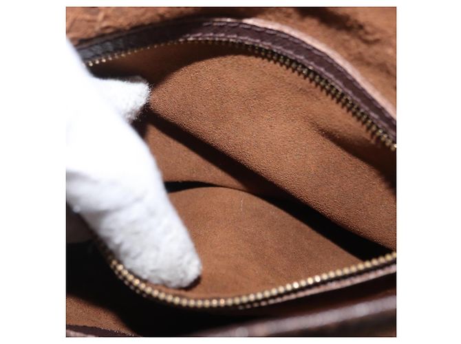 LOUIS VUITTON Borsa a Spalla Damier Ebene Marais N42240 LV Auth BA10212 - vista 24