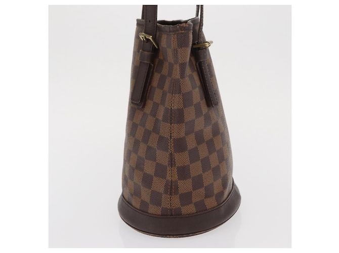 LOUIS VUITTON Borsa a Spalla Damier Ebene Marais N42240 LV Auth BA10212 - vista 3