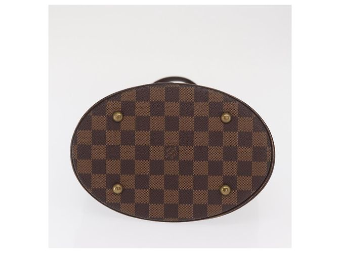 LOUIS VUITTON Borsa a Spalla Damier Ebene Marais N42240 LV Auth BA10212 - vista 6