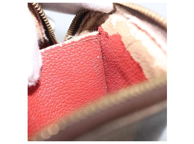 LOUIS VUITTON Pochette Cosmética PM Damier Ebene N47516 Auth LV ka1935 - vista 12