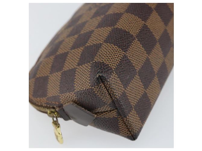 LOUIS VUITTON Pochette Cosmética PM Damier Ebene N47516 Auth LV ka1935 - vista 14