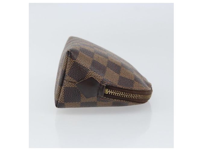 LOUIS VUITTON Pochette Cosmética PM Damier Ebene N47516 Auth LV ka1935 - vista 3