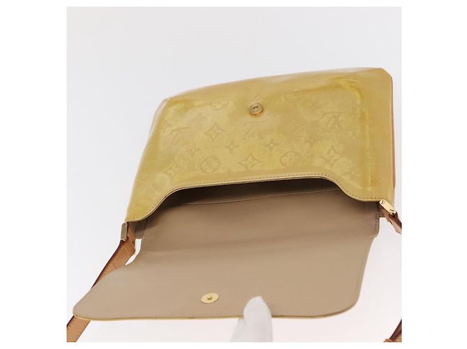 LOUIS VUITTON Borsa Thompson Street Monogram Vernis Beige M91301 LV Auth 169346 - vista 10