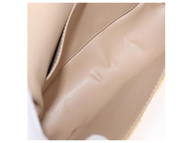 LOUIS VUITTON Borsa Thompson Street Monogram Vernis Beige M91301 LV Auth 169346 - vista 11