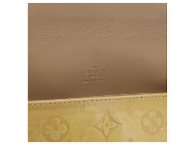 LOUIS VUITTON Borsa Thompson Street Monogram Vernis Beige M91301 LV Auth 169346 - vista 17