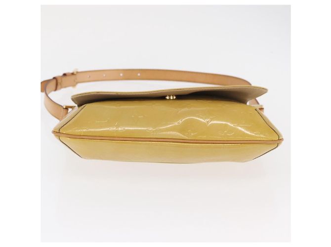 LOUIS VUITTON Borsa Thompson Street Monogram Vernis Beige M91301 LV Auth 169346 - vista 5