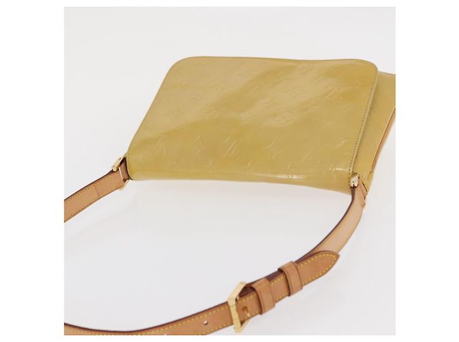 LOUIS VUITTON Borsa Thompson Street Monogram Vernis Beige M91301 LV Auth 169346 - vista 6