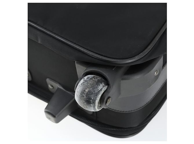 PRADA Funda Maleta Nylon Negro Plata Auth bs32712 - vista 10