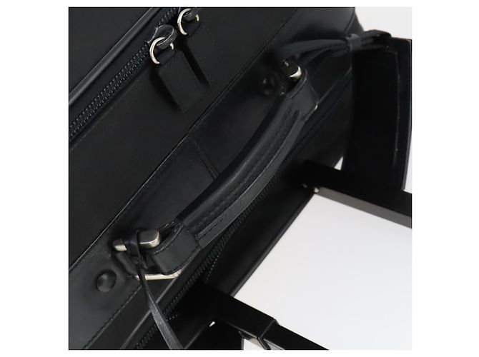 PRADA Funda Maleta Nylon Negro Plata Auth bs32712 - vista 16