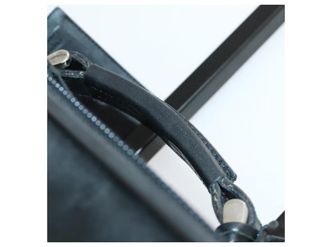 PRADA Funda Maleta Nylon Negro Plata Auth bs32712 - vista 17
