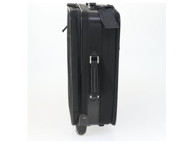 PRADA Funda Maleta Nylon Negro Plata Auth bs32712 - vista 3