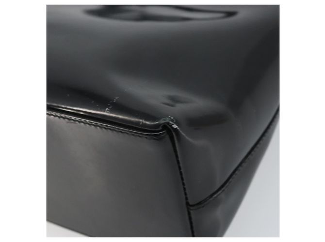 Bamboo Borsa a mano GUCCI in bambù Pelle lucida Argento Nero 001 1998 3008 Auth bs32983 - vista 16