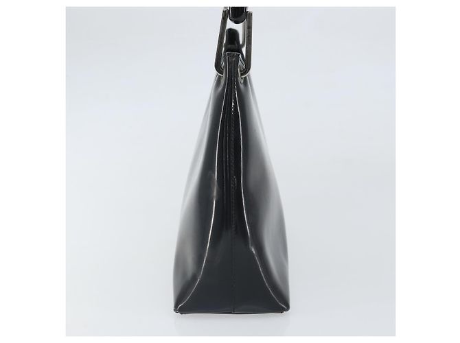 Bamboo Borsa a mano GUCCI in bambù Pelle lucida Argento Nero 001 1998 3008 Auth bs32983 - vista 3