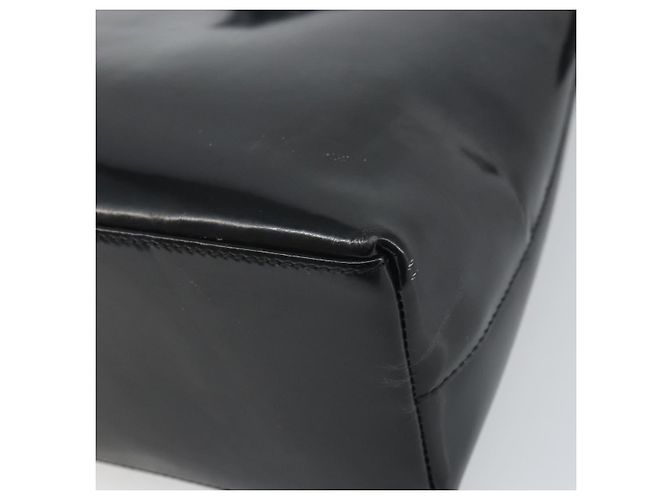 Bamboo Borsa a mano GUCCI in bambù Pelle lucida Argento Nero 001 1998 3008 Auth bs32983 - vista 8