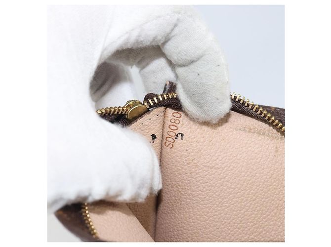 Bucket LOUIS VUITTON Monogramma Secchiello PM Pochette Accessorio LV Auth 145091 - vista 12