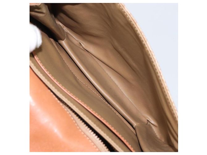 Céline Borsa a Spalla in Tela Macadam CELINE PVC Beige Oro Auth bs32974 D'oro - vista 25