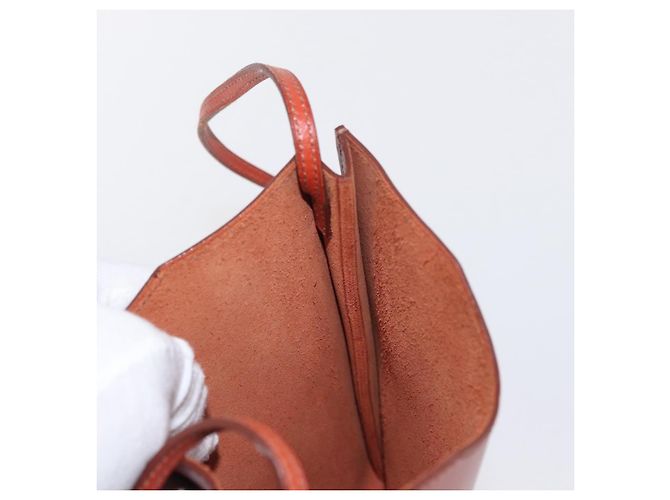Hermès Sac à épaule HERMES en cuir rouge Auth ep12834 - vue 11