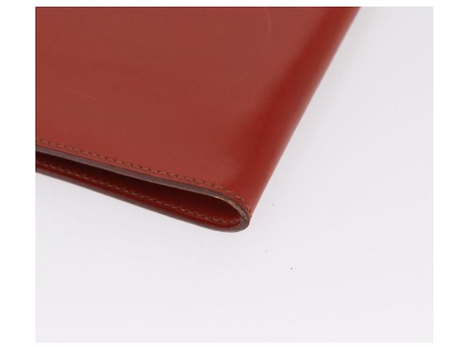 Hermès Sac à épaule HERMES en cuir rouge Auth ep12834 - vue 15