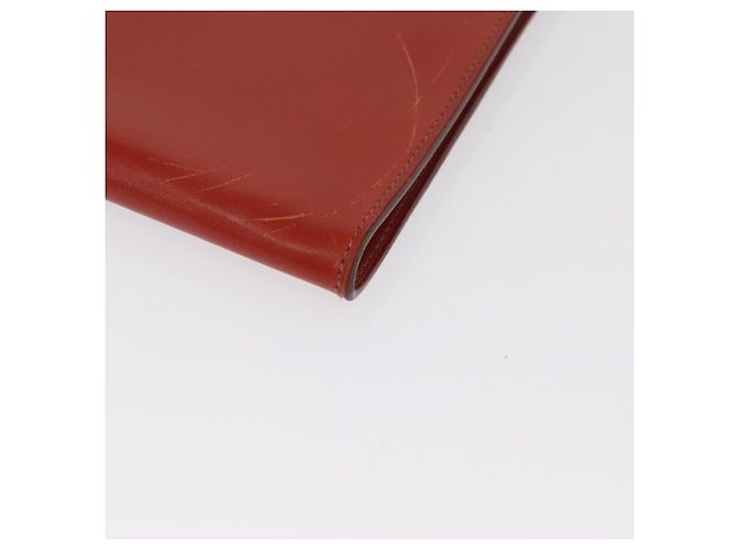 Hermès Sac à épaule HERMES en cuir rouge Auth ep12834 - vue 16