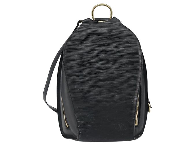 LOUIS VUITTON Zaino Epi Mabillon Nero M52232 LV Auth ep12835 - vista 13