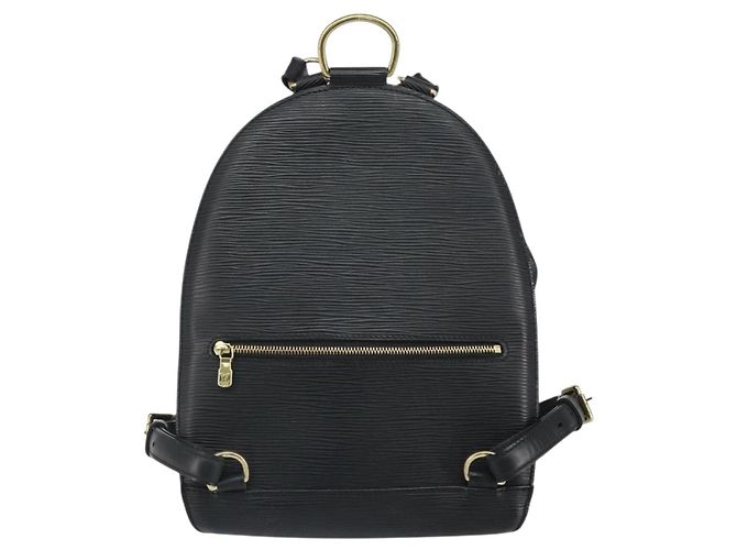 LOUIS VUITTON Zaino Epi Mabillon Nero M52232 LV Auth ep12835 - vista 2