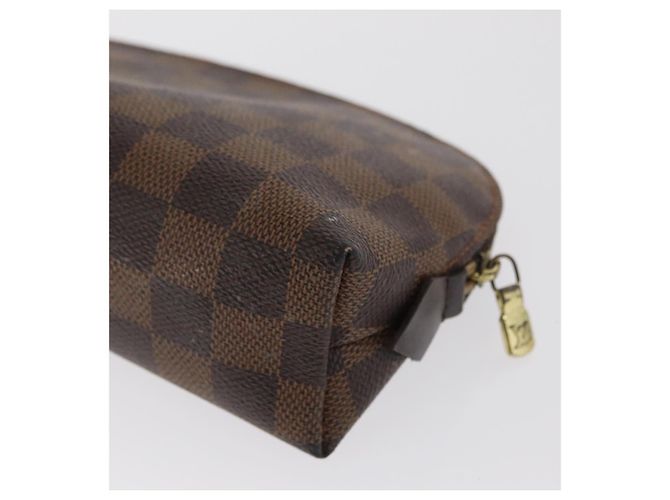 LOUIS VUITTON Kosmetiktäschchen PM Damier Ebene N47516 Authentisch BA10024 - Ansicht 16