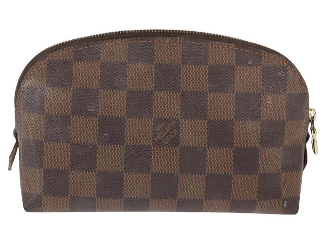 LOUIS VUITTON Kosmetiktäschchen PM Damier Ebene N47516 Authentisch BA10024 - Ansicht 2