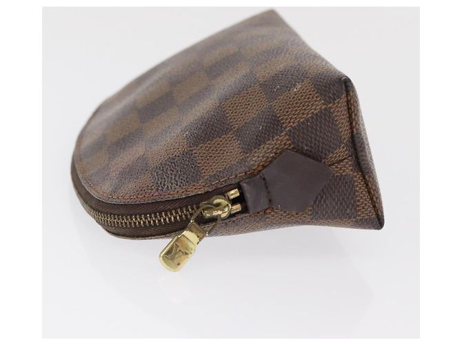 LOUIS VUITTON Kosmetiktäschchen PM Damier Ebene N47516 Authentisch BA10024 - Ansicht 4