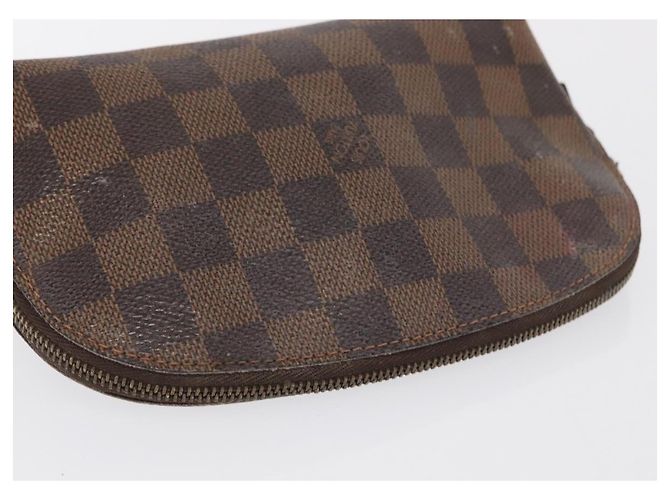 LOUIS VUITTON Kosmetiktäschchen PM Damier Ebene N47516 Authentisch BA10024 - Ansicht 5