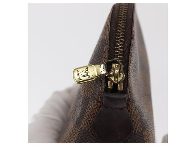 LOUIS VUITTON Kosmetiktäschchen PM Damier Ebene N47516 Authentisch BA10024 - Ansicht 8
