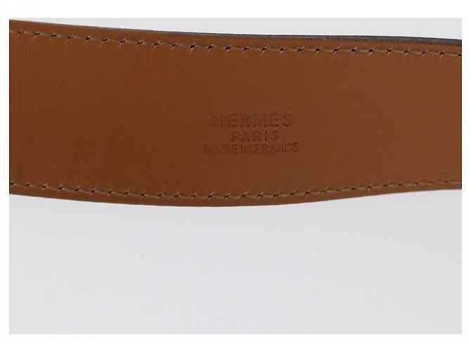 Hermès Cintura HERMES in pelle 29,5"" nera Auth 168765 Nero - vista 10