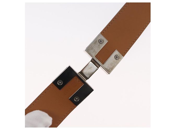 Hermès Cintura HERMES in pelle 29,5"" nera Auth 168765 Nero - vista 8