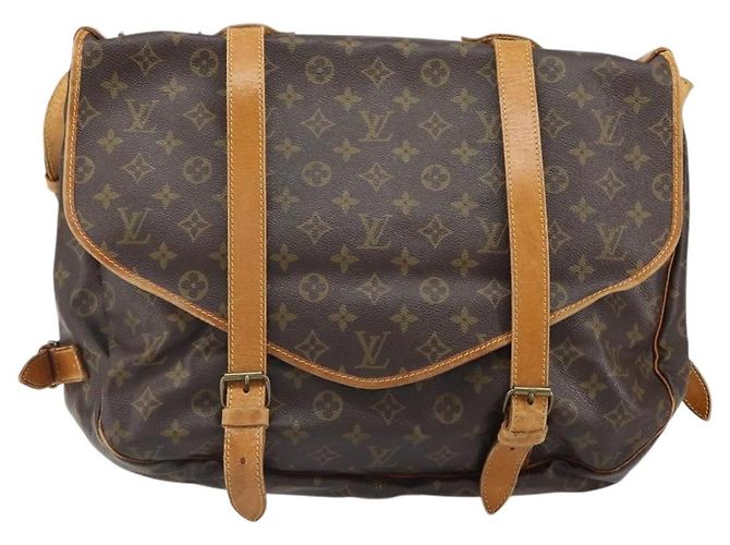 LOUIS VUITTON Borsa a Spalla Monogram Saumur 43 M42252 LV Auth ka1863 Monogramma - vista 13