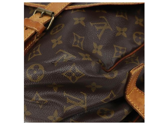 LOUIS VUITTON Borsa a Spalla Monogram Saumur 43 M42252 LV Auth ka1863 Monogramma - vista 16