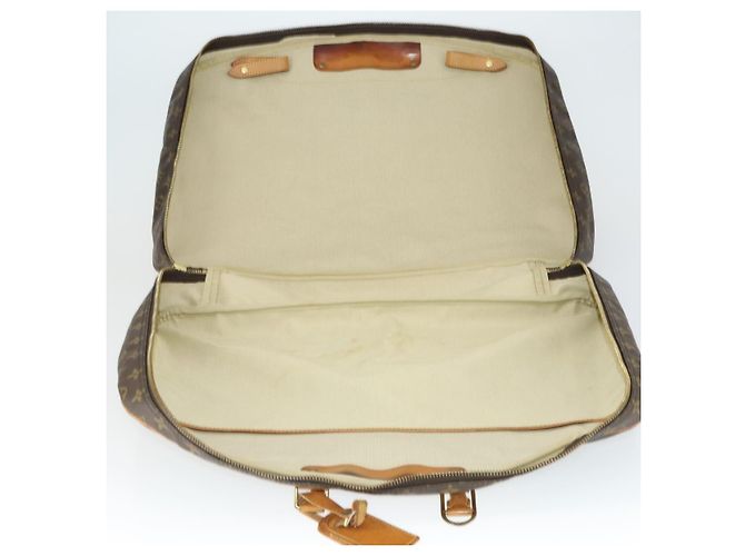 LOUIS VUITTON Monogram Alize 1 Borsa Boston Posh M41393 LV Auth 164231 Monogramma - vista 11