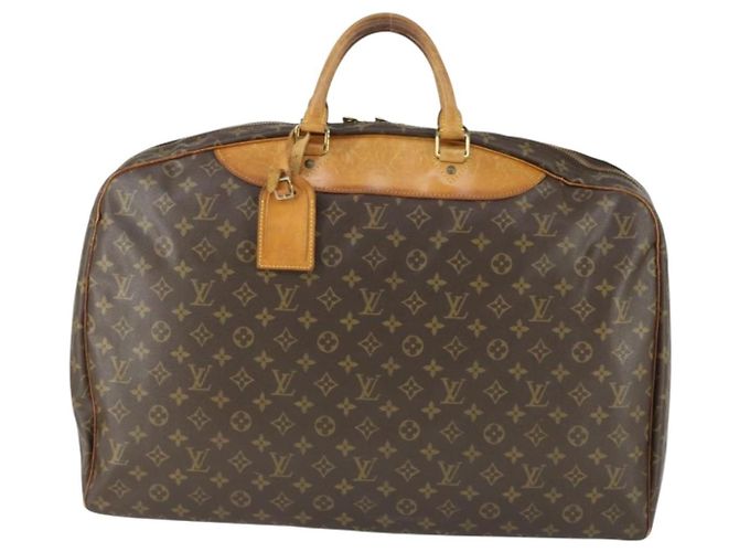 LOUIS VUITTON Monogram Alize 1 Borsa Boston Posh M41393 LV Auth 164231 Monogramma - vista 13
