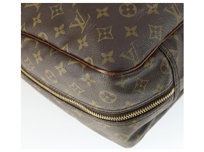 LOUIS VUITTON Monogram Alize 1 Borsa Boston Posh M41393 LV Auth 164231 Monogramma - vista 17
