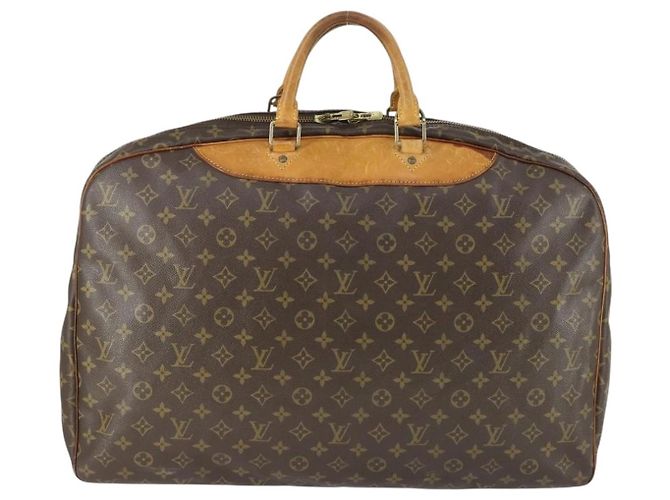 LOUIS VUITTON Monogram Alize 1 Borsa Boston Posh M41393 LV Auth 164231 Monogramma - vista 2
