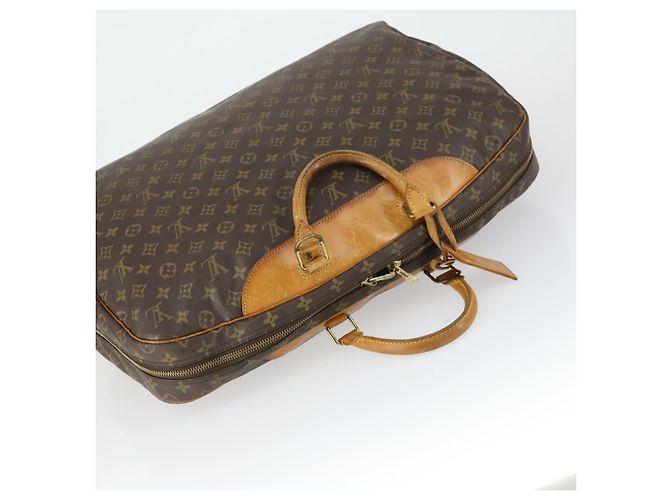 LOUIS VUITTON Monogram Alize 1 Borsa Boston Posh M41393 LV Auth 164231 Monogramma - vista 6