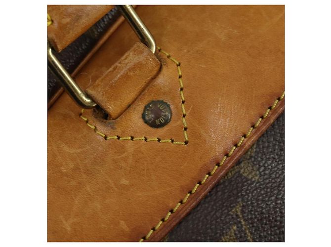 LOUIS VUITTON Monogram Alize 1 Borsa Boston Posh M41393 LV Auth 164231 Monogramma - vista 9